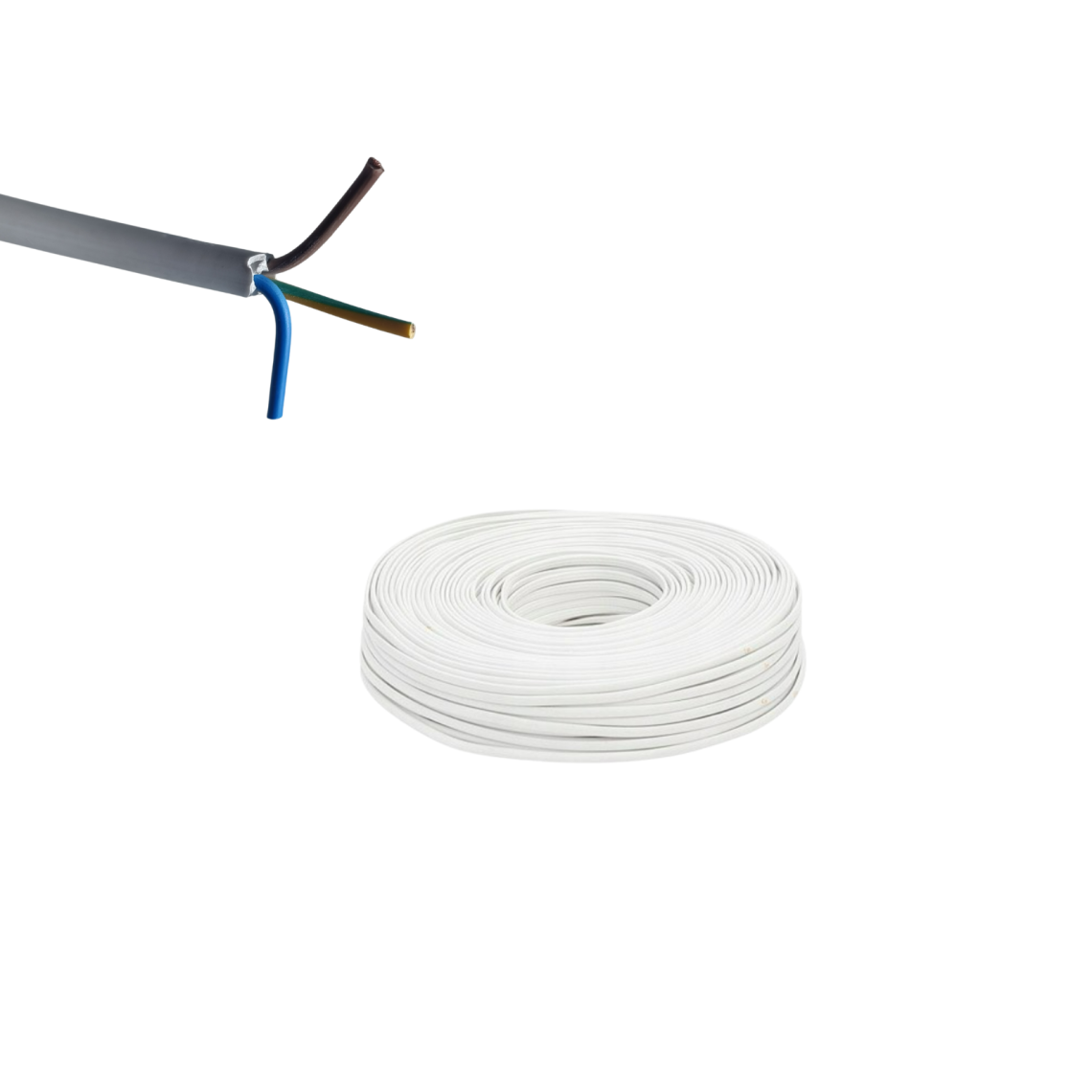 Cablu electric MYYM 3x2,5 - 100 m, Aparat aer condiționat & montaj>Elemente montaj aer condiționat>Cablu electric MYYM – ofertă, preț și specificații
