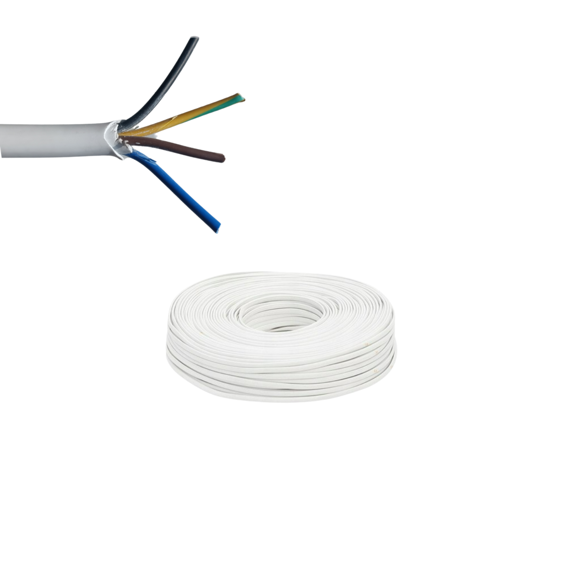 Cablu electric MYYM 4x1,5 - 100 m 100 m, Aparat aer condiționat & montaj>Elemente montaj aer condiționat>Cablu electric MYYM – ofertă, preț și specificații