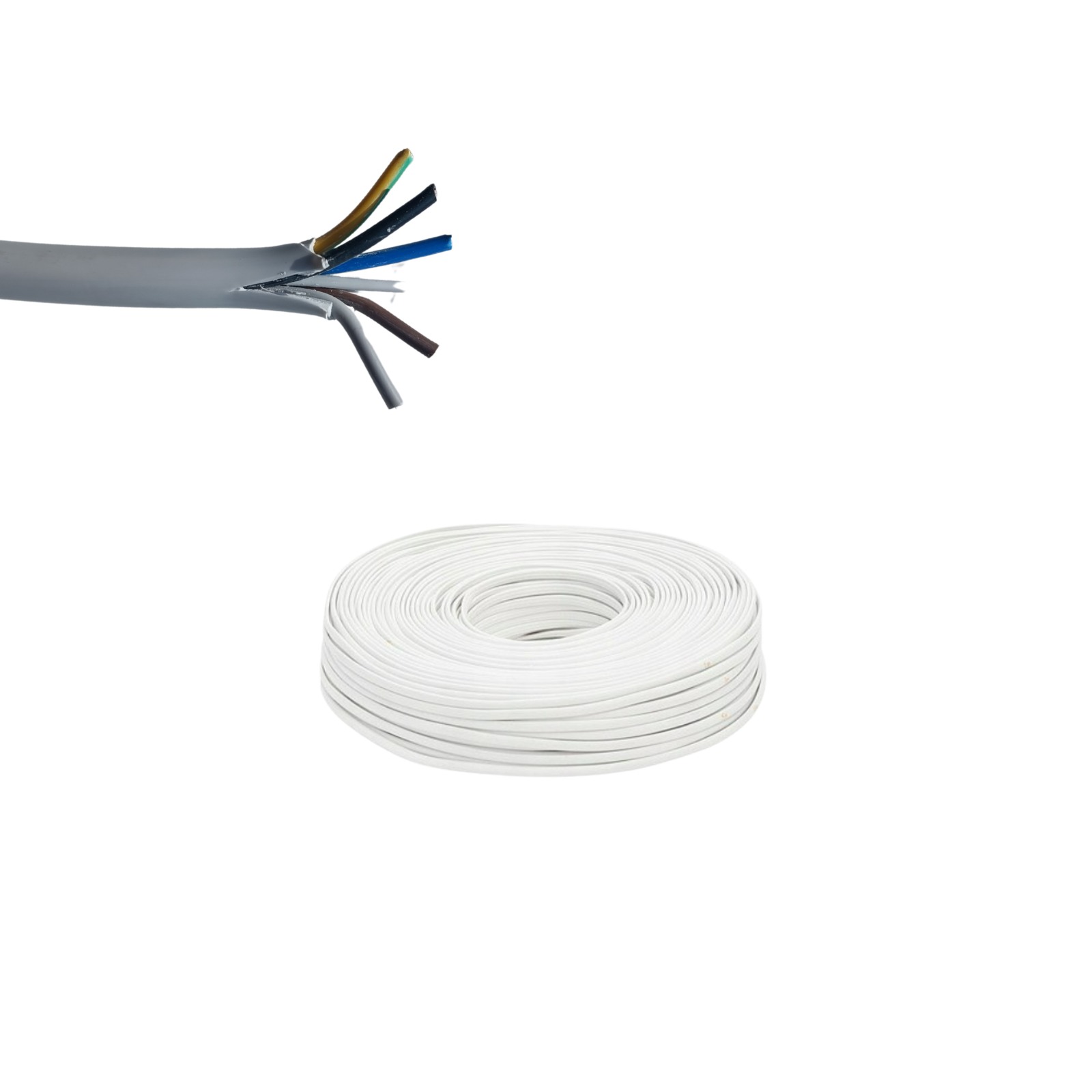 Cablu electric MYYM 5x1,5 1 m, Aparat aer condiționat & montaj>Elemente montaj aer condiționat>Cablu electric MYYM – ofertă, preț și specificații