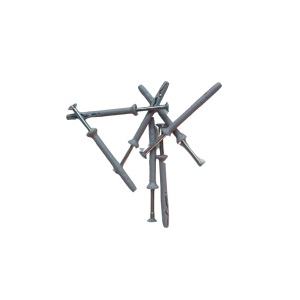 Diblu cu surub cui percutie 6 x 60 mm - 200 buc 200, Aparat aer condiționat & montaj>Elemente montaj aer condiționat>Diblu cu șurub cui percuție – ofertă, preț și specificații