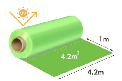 Folie solar 150 microni-  latime 4,2 m 1 m liniar, Grădină>Folie profesională seră și solarii>Folie solar 150 microni – ofertă, preț și specificații