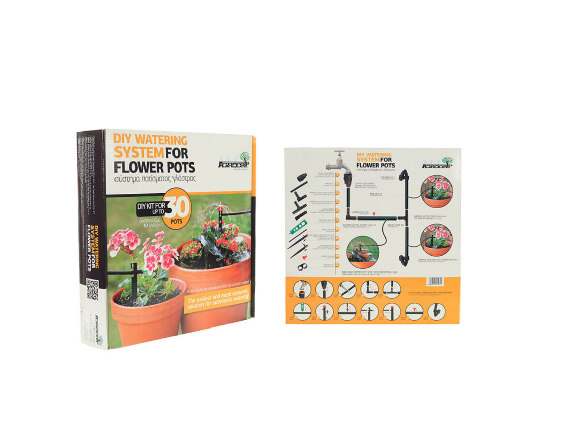Kit de irigare 30 ghivece, Grădină>Irigații>Kit irigații – ofertă, preț și specificații