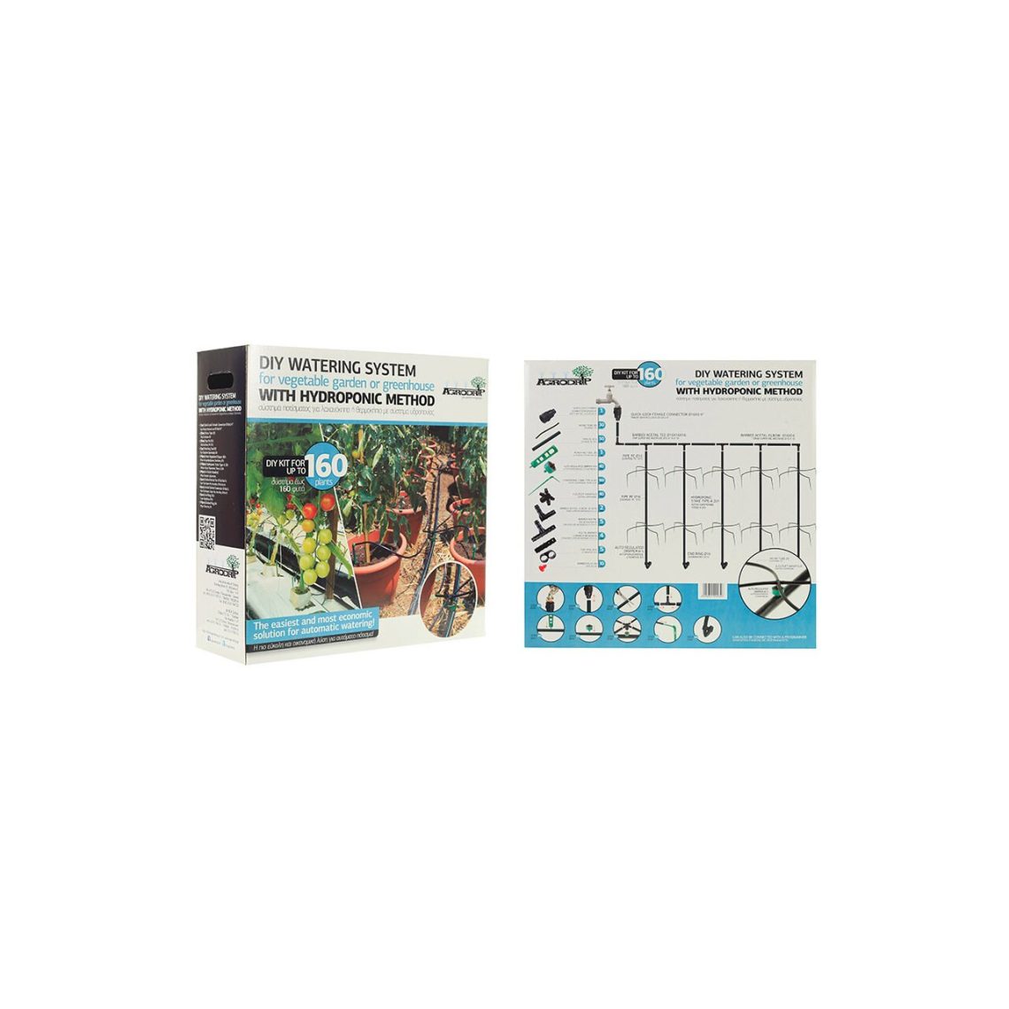 Kit irigare hydroponic pentru ghivece, Grădină>Irigații>Kit irigații – ofertă, preț și specificații