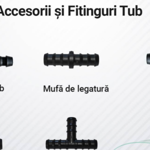 Mufa de legatura pentru tub de picurare 20x20mm, Grădină>Irigații>Furtun picurare în orb (fără găuri) – ofertă, preț și specificații
